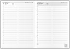Denní diář Goliáš A4 - Vivella černý